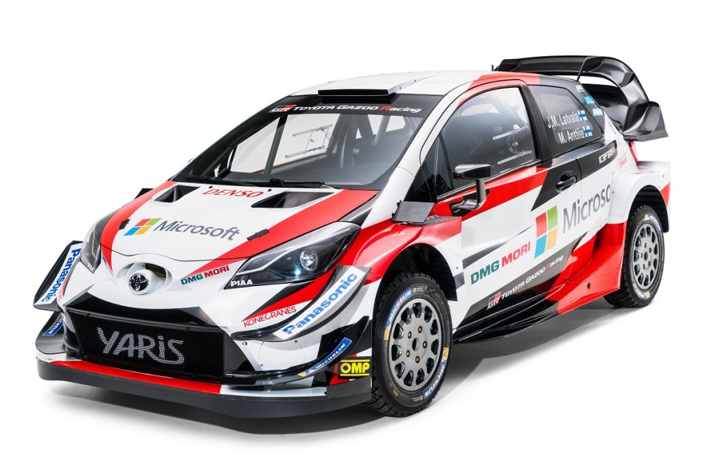 2018 toyota yaris wrc rally car