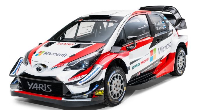 2018 toyota yaris wrc rally car