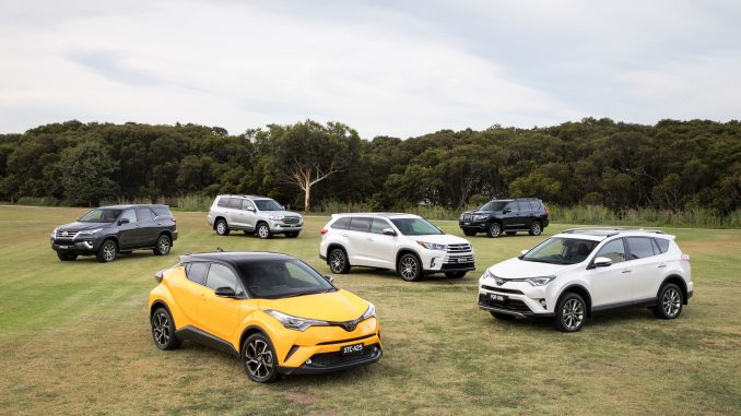 Toyota's SUV range