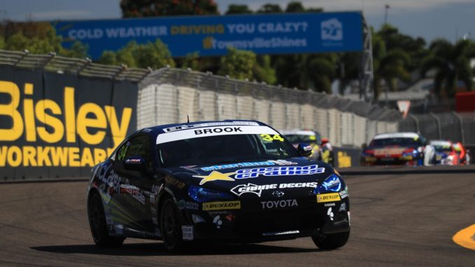 Tim Brook took a clean sweep of all three races in Townsville