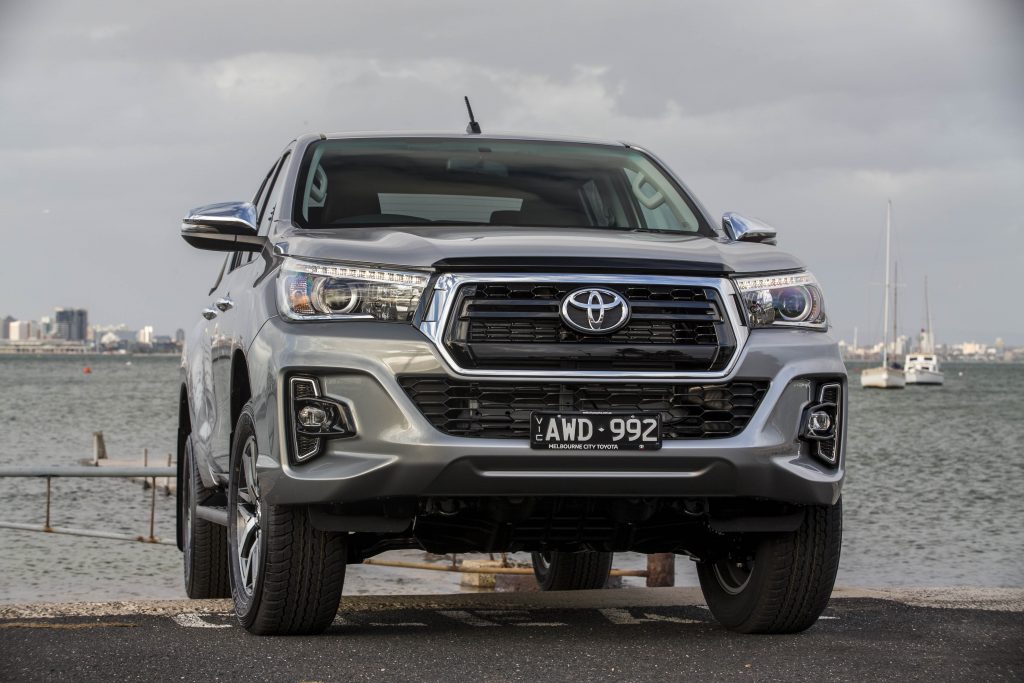 The bold new face of selected HiLux SR and SR5 models