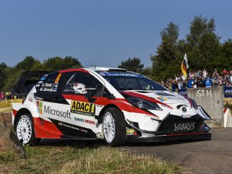 Toyota celebrates first and third in Germany