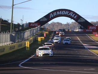 Tim Brook on his way to a win at Bathurst in Race 15 on Sunday