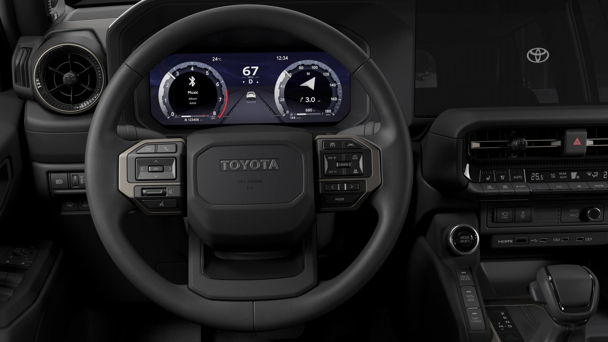 2024 Toyota LandCruiser Prado interior 3